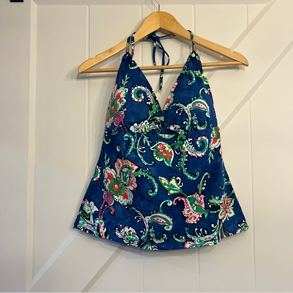Floral Halter Neck Women Top